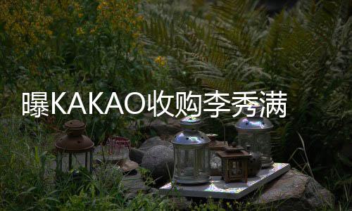 人曝K娱乐满股李秀打败新主份 成为收购